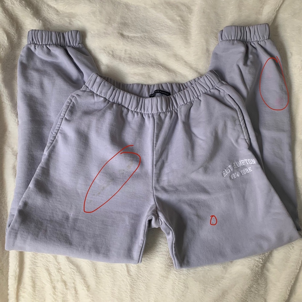 ON HOLD rare brandy melville rosa sweatpants - Picture 2 of 4